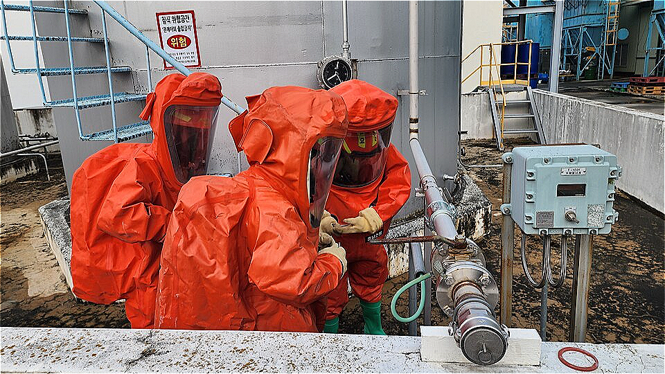 화학사고 특별구조훈련